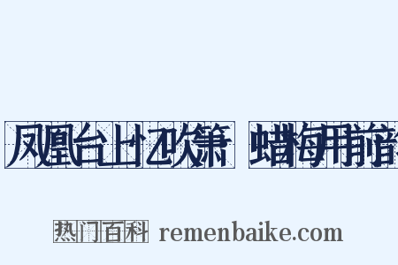 凤凰台上忆吹箫·蜡梅用前韵是什么意思的图片